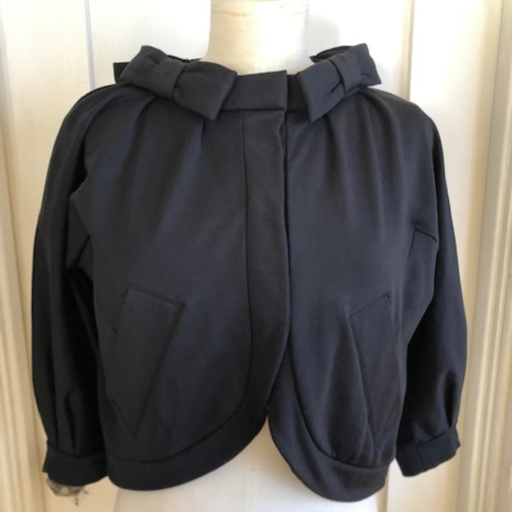 MARC BY MARC JACOBS CROPPED JACKET WITH BOWS